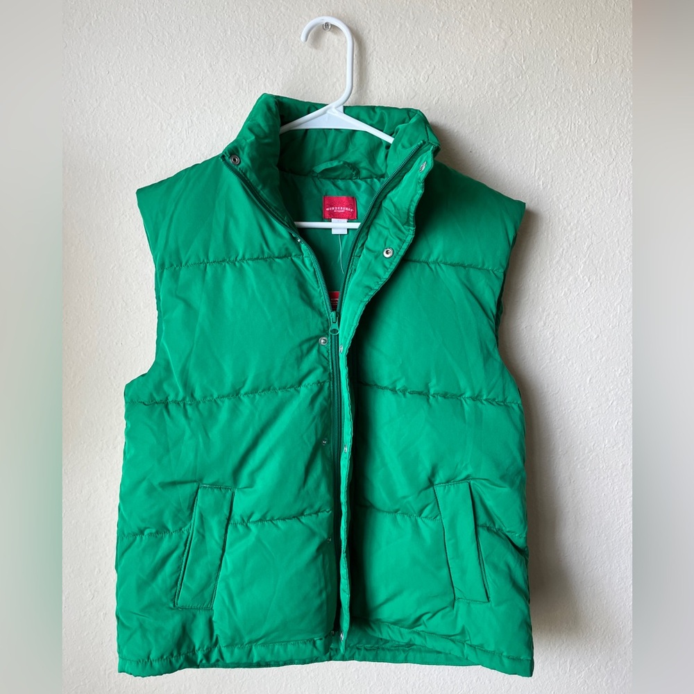 Wondershop Vibrant Green Quilted Vest